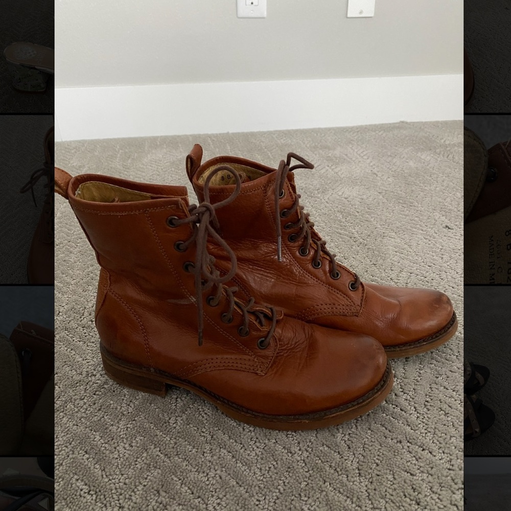Frye Lace Up Boots